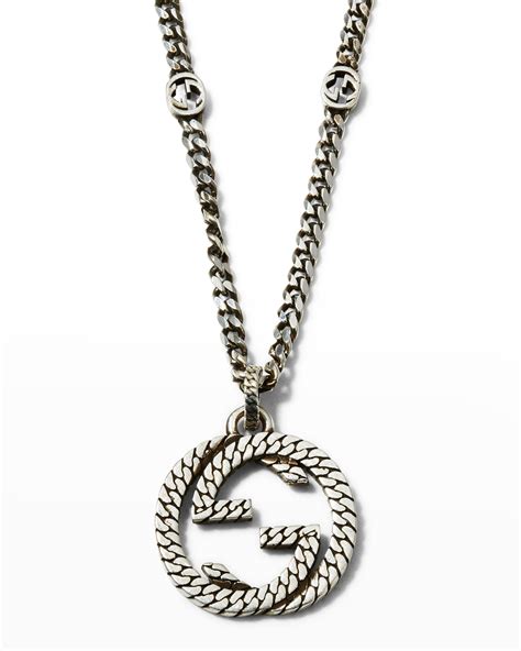 gucci mens necklases|Gucci men's necklace sale.